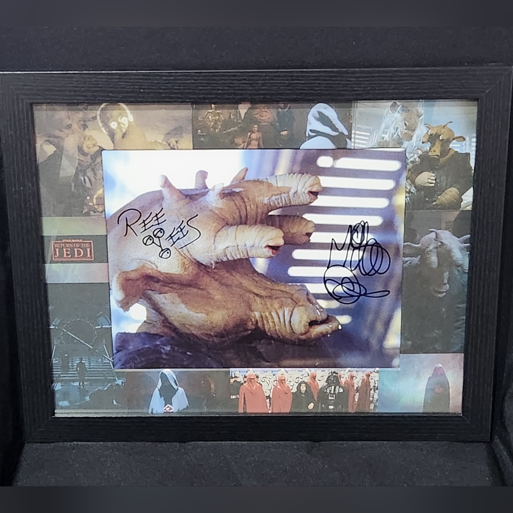 Mike Quinn - Ree Yees/Star Wars Custom Matted & Framed Signed/Autographed Photo